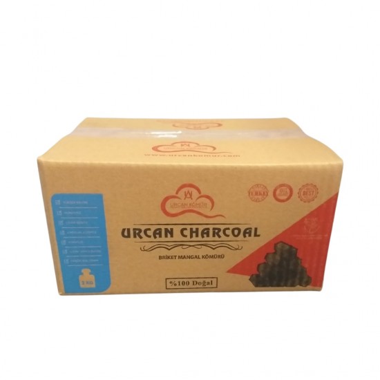 Urcan Charcoal Briket Mangal Kömürü 2 kg (ücretsiz kargo)
